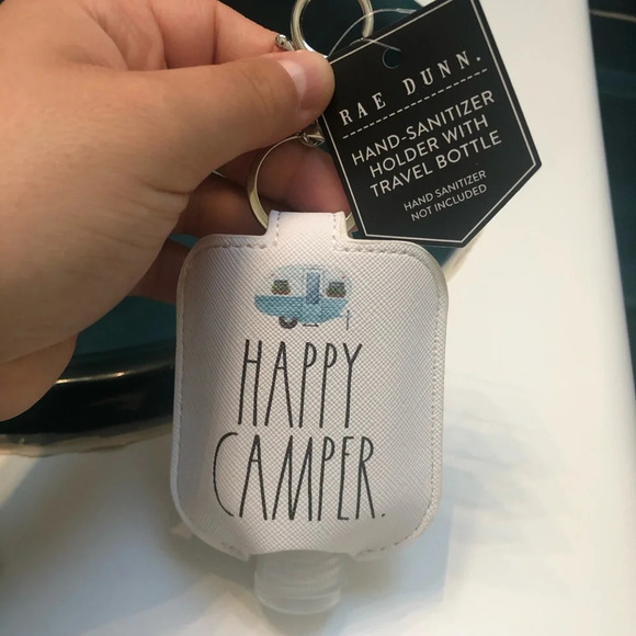 NEW RAE DUNN HAND SANITIZER KEYCHAIN - Picture 1 of 2